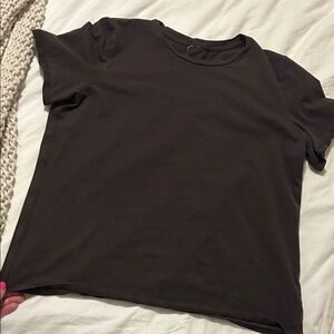 Lululemon Short Sleeve Crew Neck Top - Black